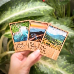 Nam châm tủ lạnh Việt Nam bằng gỗ