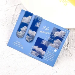 Bookmark mini bầu trời xanh mây trắng