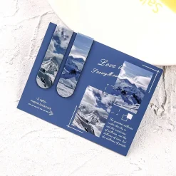 Bookmark mini núi tuyết và trời xanh