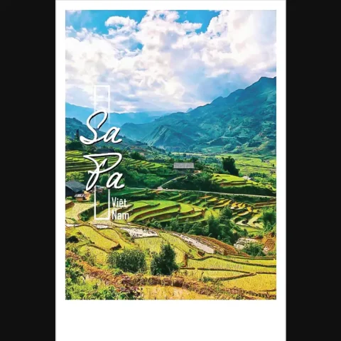 Nam châm dẻo Sa Pa - Quà lưu niệm Việt Nam, quà thủ công handmade