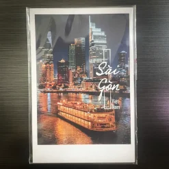 Nam châm dẻo Sài Gòn-4 - Quà lưu niệm Việt Nam, quà thủ công handmade