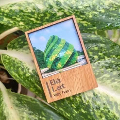 Nam châm gỗ Đà Lạt-2 – Quà lưu niệm Việt Nam, quà thủ công handmade