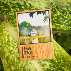 Nam châm gỗ Hà Nội-10 – Quà lưu niệm Việt Nam, quà thủ công handmade