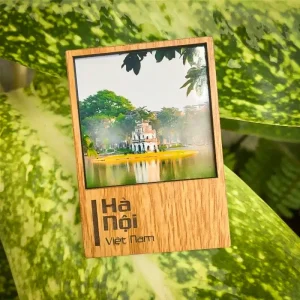 Nam châm gỗ Hà Nội-10 – Quà lưu niệm Việt Nam, quà thủ công handmade