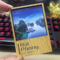 Nam châm gỗ Hải Phòng-4 – Quà lưu niệm Việt Nam, quà thủ công handmade