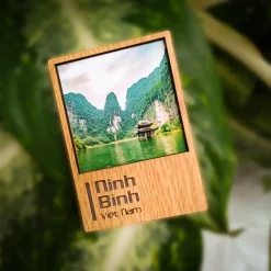 Nam châm gỗ Ninh Bình-2 – Quà lưu niệm Việt Nam, quà thủ công handmade