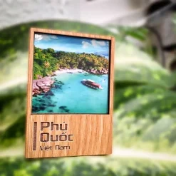 Nam châm gỗ Phú Quốc – Quà lưu niệm Việt Nam, quà thủ công handmade