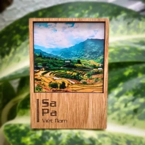 Nam châm gỗ Sa Pa – Quà lưu niệm Việt Nam, quà thủ công handmade
