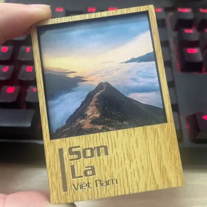 Nam châm gỗ Sơn La-2 – Quà lưu niệm Việt Nam, quà thủ công handmade