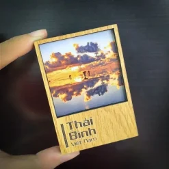 Nam châm gỗ Thái Bình – Quà lưu niệm Việt Nam, quà thủ công handmade