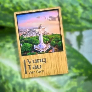 Nam châm gỗ Vũng Tàu-2 – Quà lưu niệm Việt Nam, quà thủ công handmade