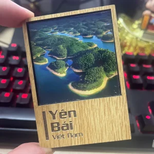Nam châm gỗ Yên Bái – Quà lưu niệm Việt Nam, quà thủ công handmade