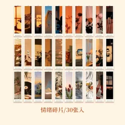 Bookmark ảnh decor chụp trong nhà, hoa lá, vật dụng quen thuộc.