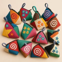 Túi bánh ú may mắn handmade – thổ cẩm Lùng Tám Hà Giang