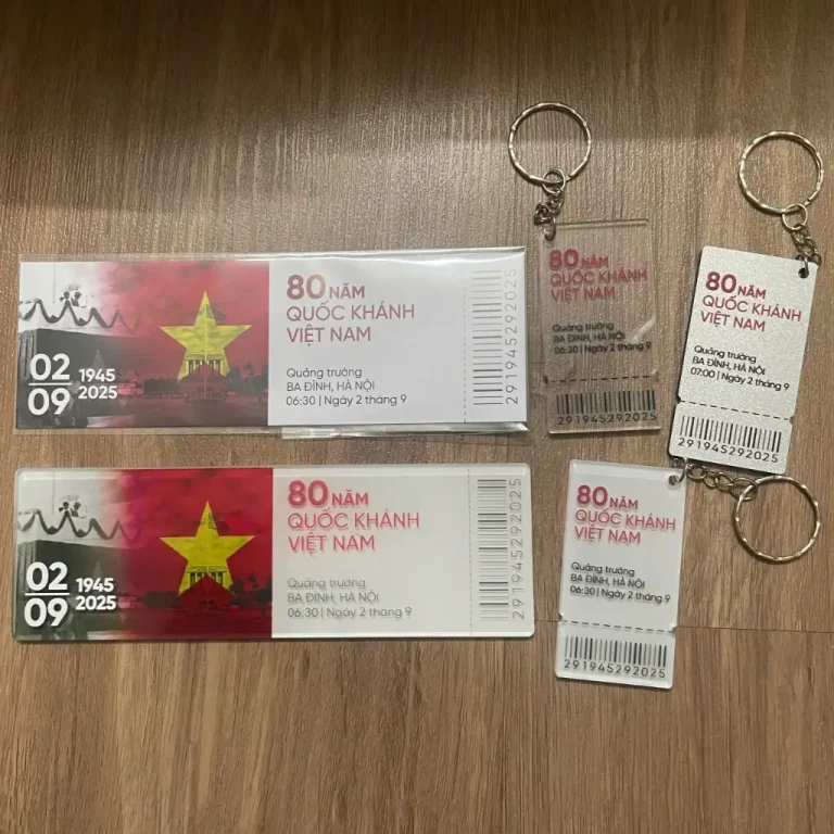 Bộ sưu tập vé concert 80 năm Quốc khánh Việt Nam 2/9 – souvenir độc quyền