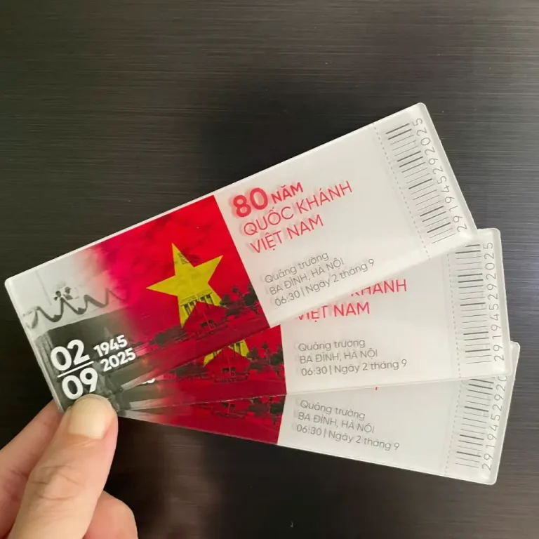 Nam châm vé concert 2/9 Quốc khánh Việt Nam