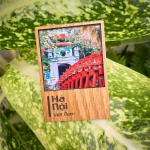 Nam châm gỗ Hà Nội-12 – Quà lưu niệm Việt Nam handmade